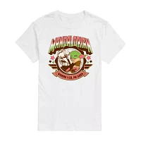 Big and Tall Mandalorian Mens Crew Neck Short Sleeve Regular Fit Star Wars Graphic T-Shirt