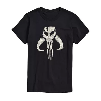 Big and Tall Mens Crew Neck Short Sleeve Regular Fit Star Wars Graphic T-Shirt