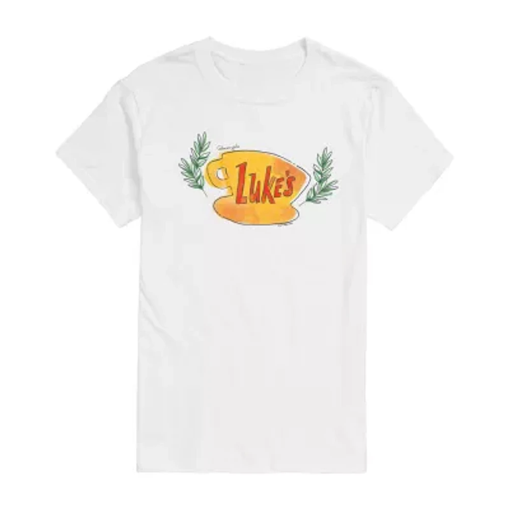 Big and Tall Mens Crew Neck Short Sleeve Regular Fit Graphic T-Shirt