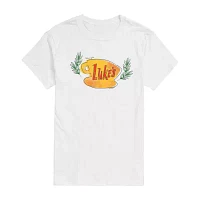 Big and Tall Mens Crew Neck Short Sleeve Regular Fit Graphic T-Shirt