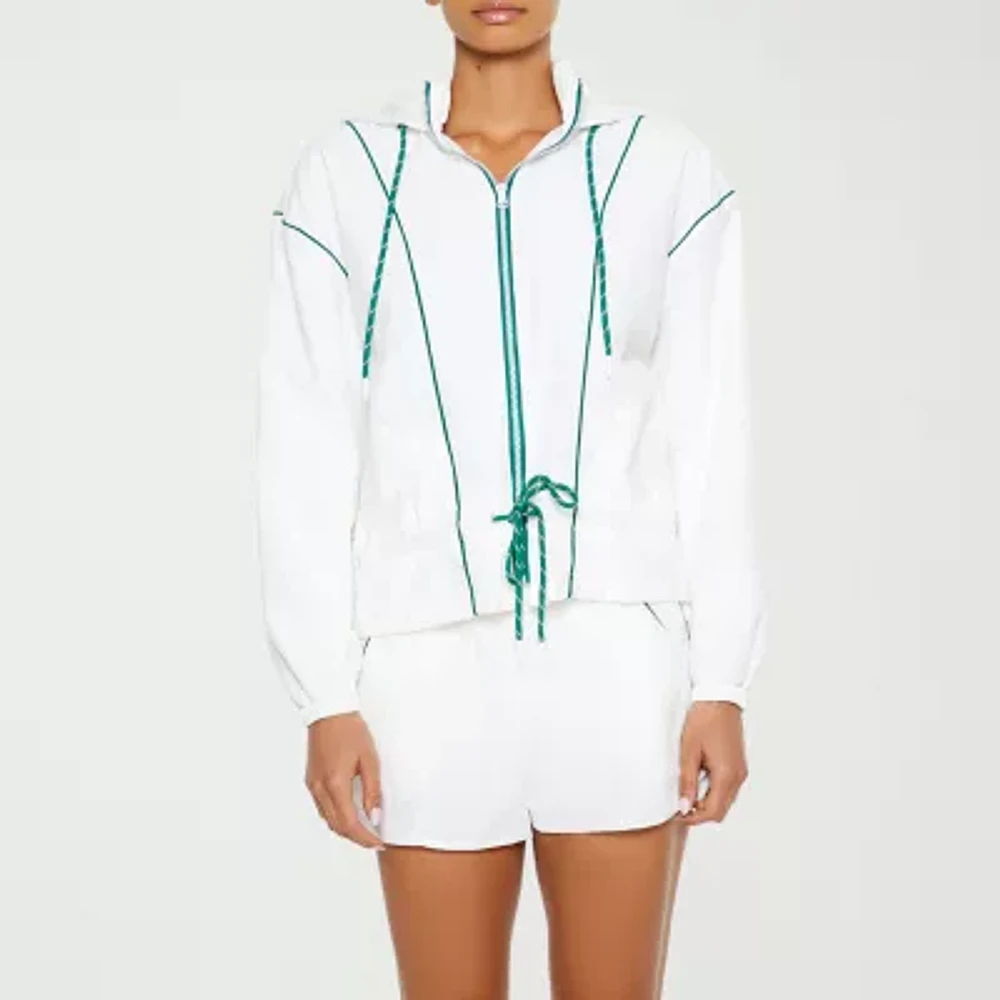 Forever 21 Lightweight Womens Juniors Active Track Jacket