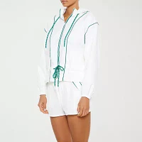 Forever 21 Lightweight Womens Juniors Active Track Jacket
