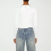 Forever 21 Juniors Womens Long Sleeve Pullover Sweater