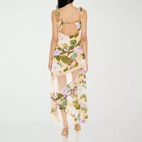 Forever 21 Womens Sleeveless Floral Midi Slip Dress Juniors