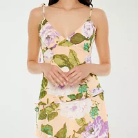 Forever 21 Womens Sleeveless Floral Midi Slip Dress Juniors