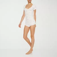 Forever 21 Womens Juniors Short Sleeve One Piece Pajama