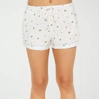 Forever 21 Womens Juniors Short Sleeve 2-pc. Shorts Pajama Set