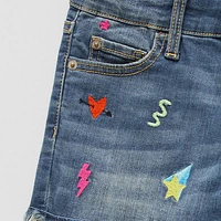 Thereabouts X Matthew Langille Little & Big Girls Embroidered Shortie Short