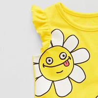 Okie Dokie x Matthew Langille Baby Short Sleeve Girls Bodysuit