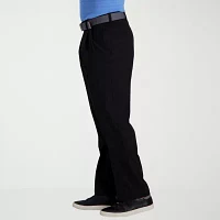 Haggar Cool Right Performance Flex Mens Classic Fit Pleated Front Pant