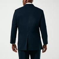 JM Haggar Premium Stretch Sharkskin Classic Fit Suit Jacket - Big & Tall