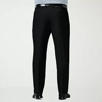 Haggar®Mens Big and Tall Premium Comfort  Classic Fit Flat Front Expandable Waist Dress Pants