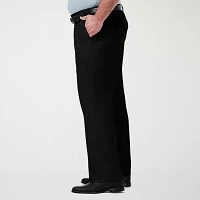 Haggar®Mens Big and Tall Premium Comfort  Classic Fit Flat Front Expandable Waist Dress Pants