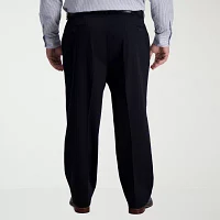 Haggar® Mens Iron Free Big and Tall Classic Fit Flat Front Khaki Pant