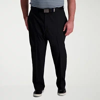 Haggar Cool Right Performance Flex Mens Big Classic Fit Flat Front Pant