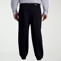 Haggar® Mens Iron Free Big and Tall Classic Fit Pleated Khaki Pant