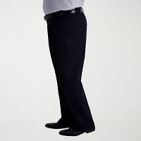 Haggar® Mens Iron Free Big and Tall Classic Fit Pleated Khaki Pant
