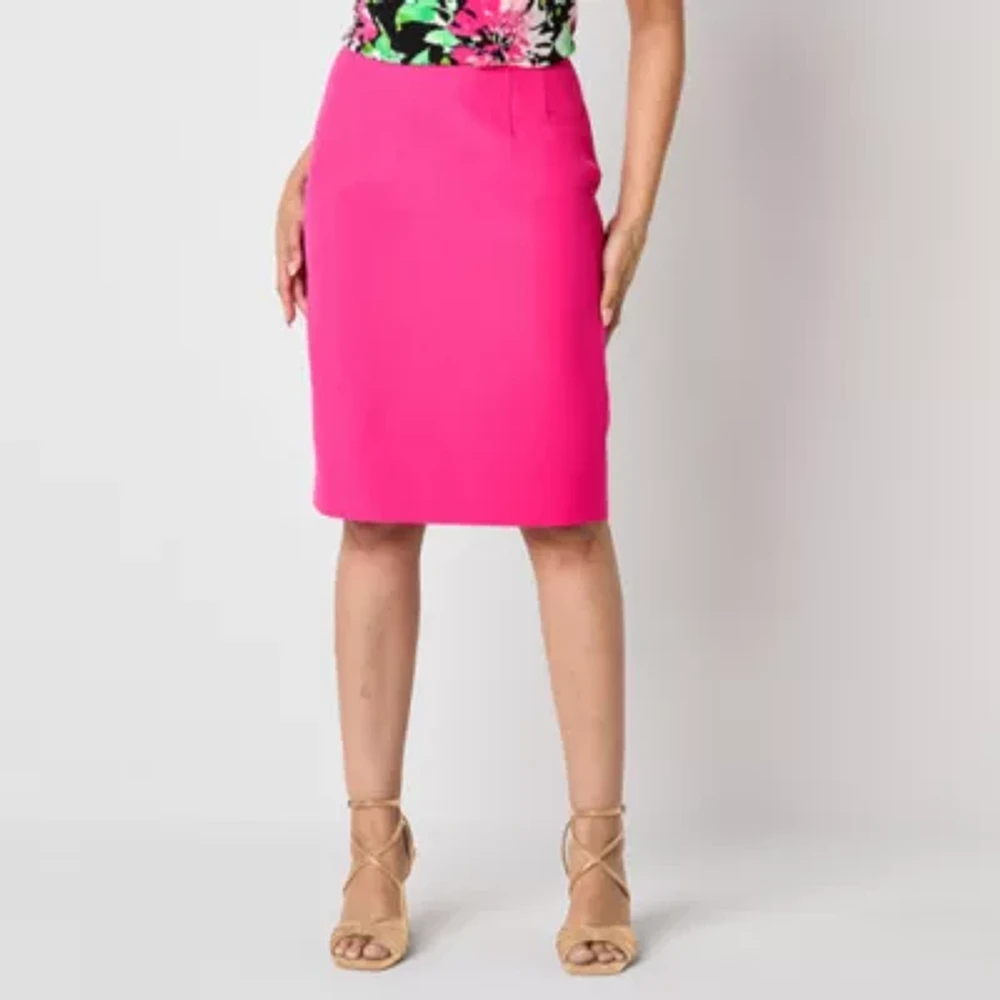 Black Label by Evan-Picone Womens Suit Skirt