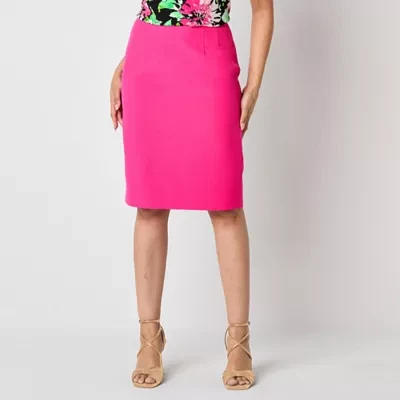 Black Label by Evan-Picone Womens Suit Skirt