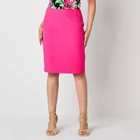 Black Label by Evan-Picone Womens Suit Skirt