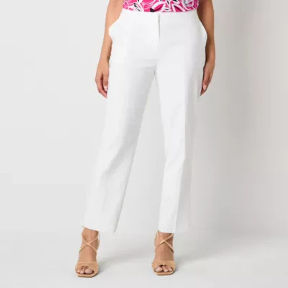 Black Label by Evan-Picone Womens Classic Fit Straight Suit Pant