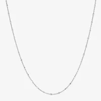 Silver Treasures Made In Italy Sterling Silver 18 Inch Cable Chain Necklace