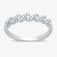 I Said Yes (H-I / I1) 1/ CT. T.W. Lab Grown White Diamond Sterling Silver Anniversary Wedding Band