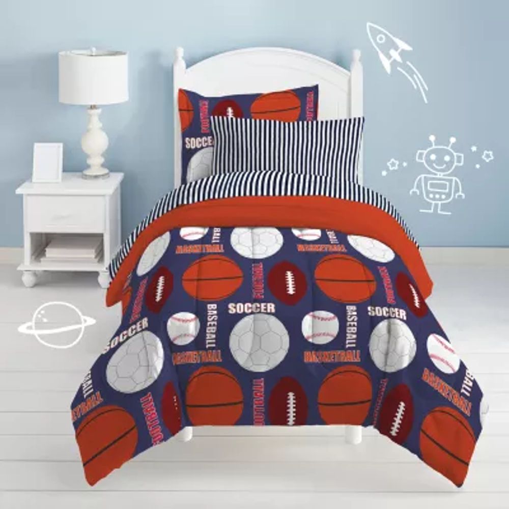 Dream Factory All Sports 5-pc. Complete Bedding Set with Sheets