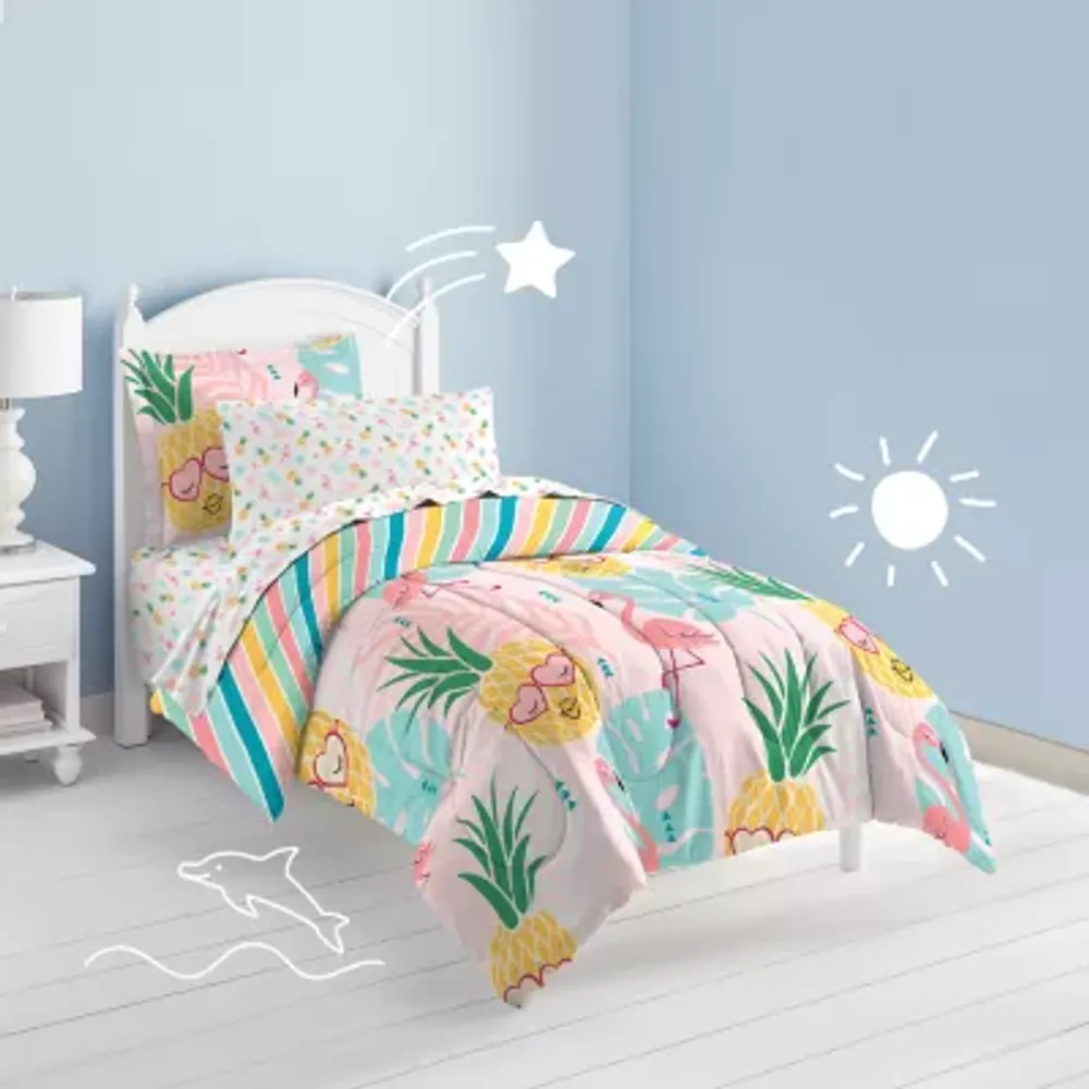 Dream Factory Pineapple 5-pc. Complete Bedding Set with Sheets