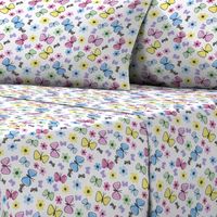 Dream Factory Sweet Butterfly Sheet Set