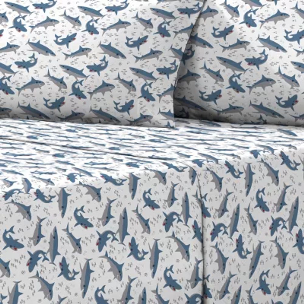 Dream Factory Sharks Sheet Set