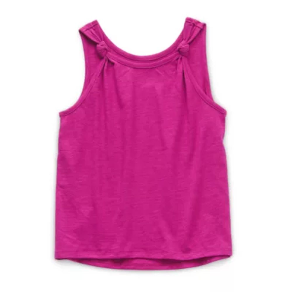 Thereabouts Little & Big Girls Round Neck Tank Top