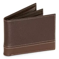 Stafford Pebble Mens Extra Capacity Bifold Wallet