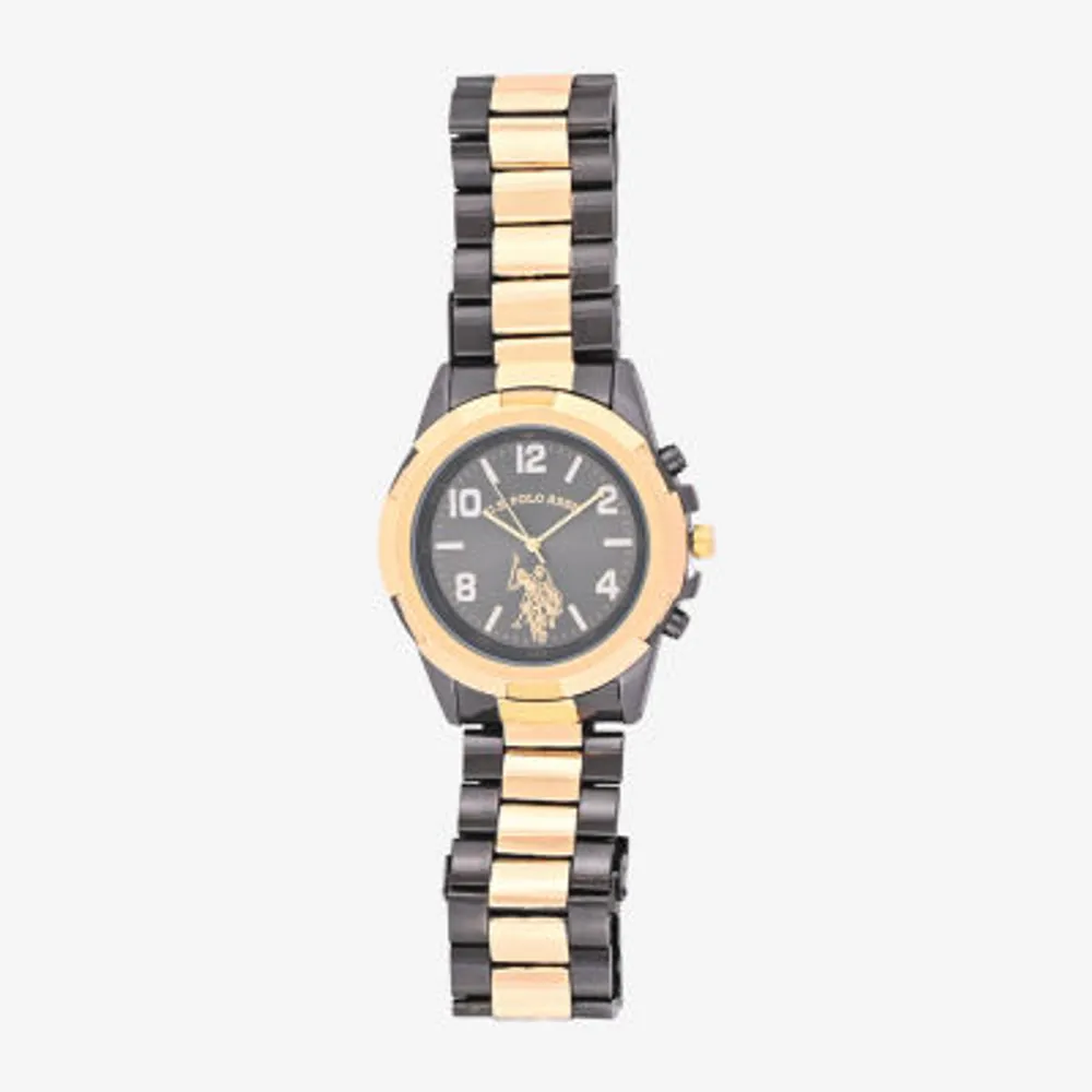 U.S. Polo Assn. Mens Two Tone Bracelet Watch Usc80686jc