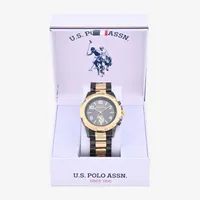 U.S. Polo Assn. Mens Two Tone Bracelet Watch Usc80686jc