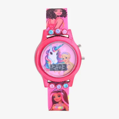 Barbie Girls Digital Multicolor Strap Watch Bdt4102jc