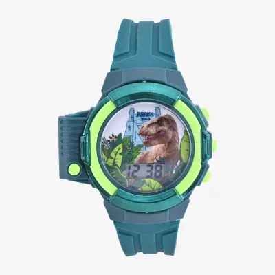 Jurassic World Boys Digital Green Strap Watch Jrw4071jc
