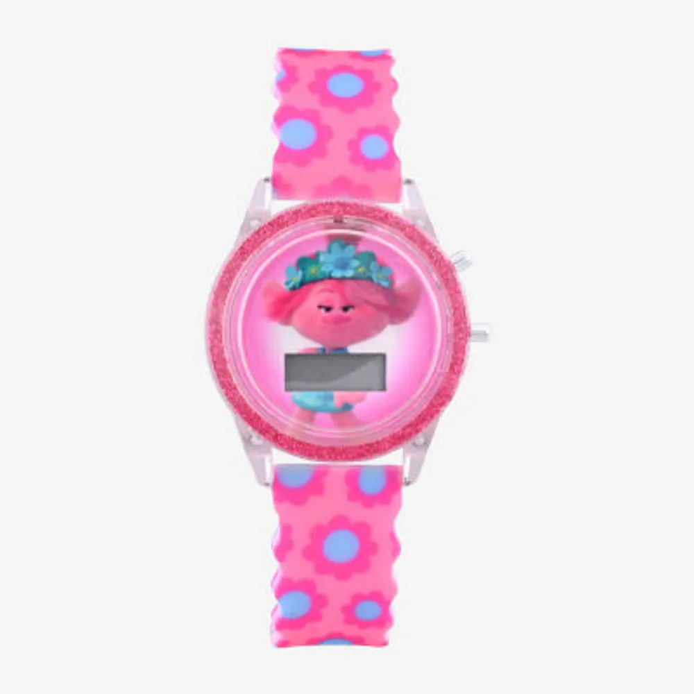 Trolls Girls Digital Pink 4-pc. Watch Boxed Set Trt40011jc