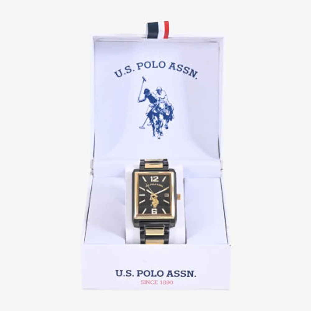 U.S. Polo Assn. Us Polo Mens Two Tone Bracelet Watch Usc80679jc