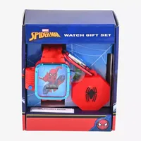 Spiderman Boys Red 2-pc. Watch Boxed Set Spd40121jc