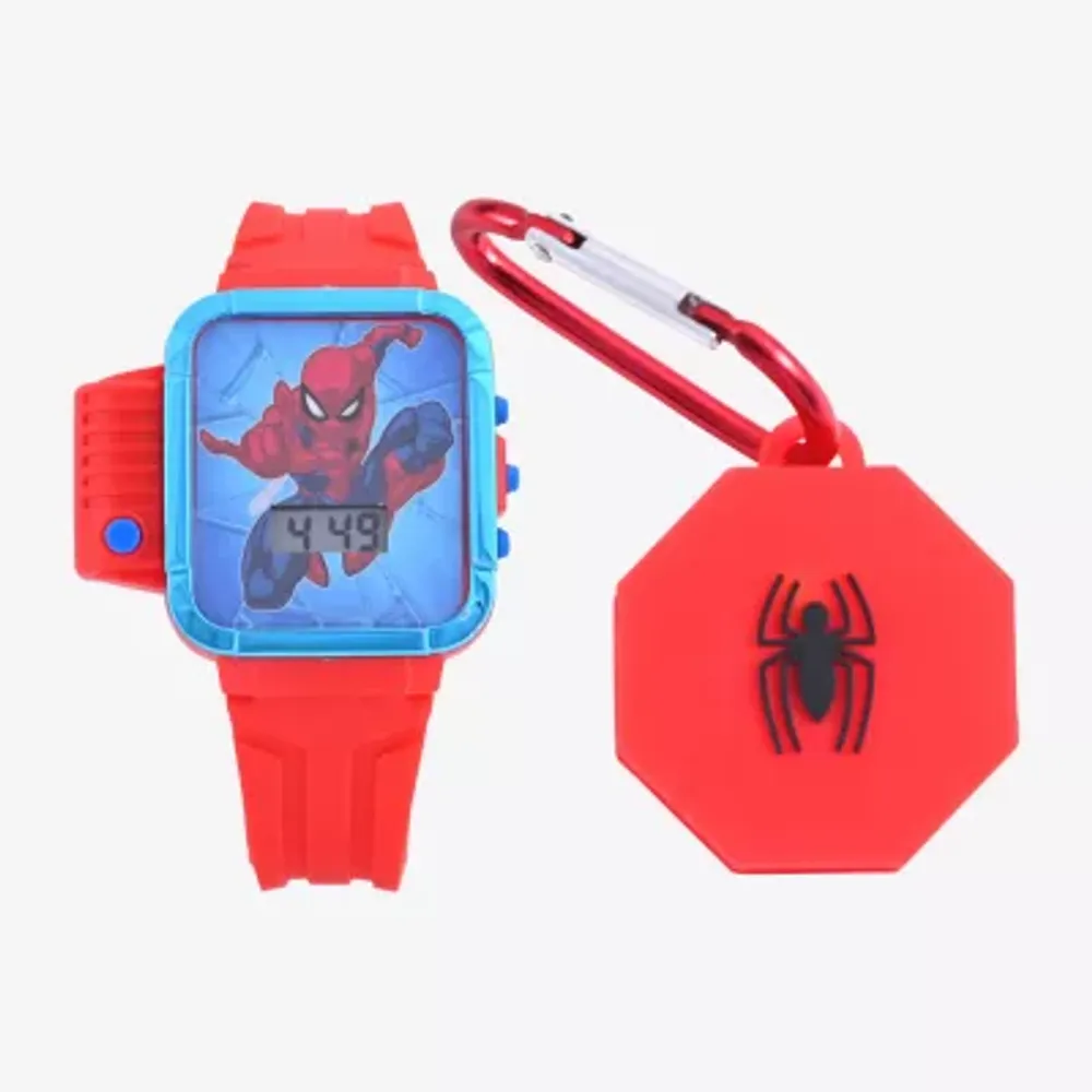 Spiderman Boys Red 2-pc. Watch Boxed Set Spd40121jc