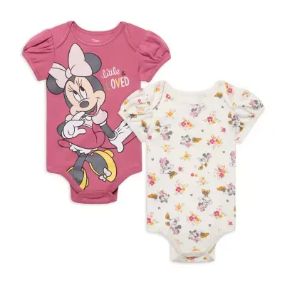 Baby Girls 2-pc. Minnie Mouse Bodysuit