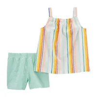 Carter's Baby Girls 2-pc. Short Set