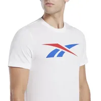 Reebok Mens Crew Neck Short Sleeve Graphic T-Shirt