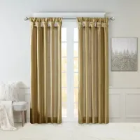 Madison Park Natalie Twisted Tab Light-Filtering Top Single Curtain Panel