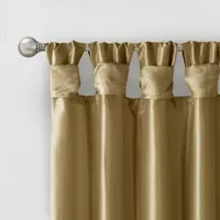 Madison Park Natalie Twisted Tab Light-Filtering Top Single Curtain Panel