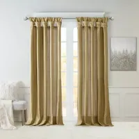 Madison Park Natalie Twisted Tab Light-Filtering Top Single Curtain Panel