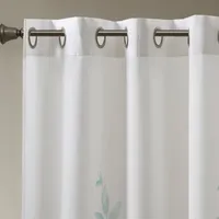 Madison Park Vera Sheer Grommet Top Single Curtain Panel