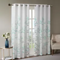 Madison Park Vera Sheer Grommet Top Single Curtain Panel