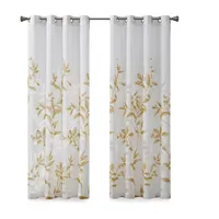 Madison Park Vera Sheer Grommet Top Single Curtain Panel